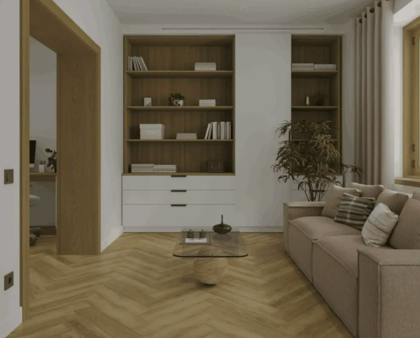 Кварцвиниловая плитка Alpine Floor Титан Паркет Антей ЕСО 29-11